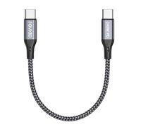 RAVIAD 240W Short USB C to USB C Charger Cable 50CM, USBC to USBC Cable 5A | Fast Charge Type C Charger with E-Mark Chip for iPhone 17/17e/16/16e/Air/15 Pro Max, Samsung Galaxy S25/S24, MacBook, Pad