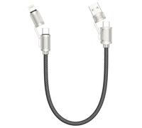 RAVIAD Multi Charger Cable, 4 in 1 3A USB Fast Charging Cord 60W PD
