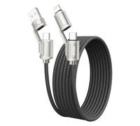 RAVIAD Multi Charger Cable, 4 in 1 USB Fast Charging Cord 100W PD