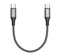 RAVIAD Short USB C to USB C Charger Cable 50CM, 60W USBC to USBC Cable Fast Charger Compatible with iPhone 17 17e 16 16e 15 Pro Max, Air, MacBook Pro Air, Pad Pro, Samsung Galaxy S25 S24