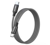 RAVIAD USB C to USB C Charger Cable 1M 100W 5A USB 2.0 Fast Charging Cable | Type C Charger Fast Charge Lead USBC to USBC Cord for iPhone 17 16 15 Pro Max, Galaxy S25 S24 S23, MacBook, iPad Pro Air