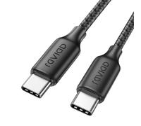 RAVIAD USB C to USB C Charger Cable 2M 100W 20V/5A PD3.0 Type C Cable Fast Charging Data Cable Lead QC3.0 USBC to USBC Cord for iPhone 16 15 SamsungGalaxy S24/S23 Mate 60 Pro MacBook