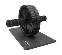 RAVIAN Ab Roller - Abdominal Wheel roller with Smooth Handle & knee pad, Ab Workout Wheel, Ab cruncher Gym Training tool, Exercise Equipment for Body Fitness Weight loss at Home