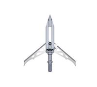 Ravin Titanium Broadheads 100 Grit 3-Pack - Ti6AL4V Grade 5 Titanium Mechanical Broadheads with 2-inch Cut - Internal Spring Clip System - 500 FPS Rated for Crossbow Bolts