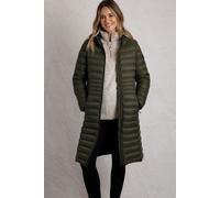 Ravinia Lightweight Padded Long-Line Jacket Weird Fish Bottle Green 16