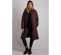 Ravinia Lightweight Padded Long-Line Jacket Weird Fish Wine 12