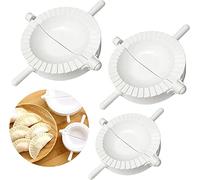 Ravioli Dumpling Maker Set - 3 Pcs Manual Chinese Dumpling Pie Ravioli Maker Mold Cutter - Gyoza Empanada Mould Pastry Dough Press Tool for Home Kitchen