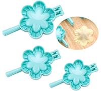 Ravioli Dumpling Maker Set - 3 Pcs Manual Chinese Dumpling Pie Ravioli Maker Mold Cutter - Gyoza Empanada Mould Pastry Dough Press Tool for Home Kitchen