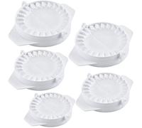 Ravioli Dumpling Maker Set - 5 Pcs Manual Chinese Dumpling Pie Ravioli Maker Mold Cutter - Gyoza Empanada Mould Pastry Dough Press Tool for Home Kitchen