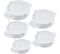 Ravioli Dumpling Maker Set, MKNZOME 5 Pcs Manual Chinese Dumpling Pasty Molds Gyoza Empanada Wrapper Cutter Pierogi Pie Dough Pastry Press Mould