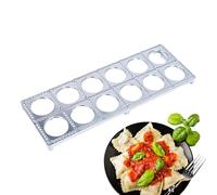 Ravioli Dumpling Mould - ABS 24cm | Ravioli Cutter Pelmeni Shape Wonton Maker | Noodle Making Tools | Homemade Filled Noodle Stamp Kitchen Tool for Dumpling Wontons