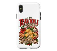 RAVIOLI FOREVER Pasta Lover Culinary Humor Vintage Quote Case for iPhone X/XS