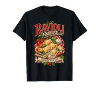 Ravioli Forever Pasta Lover Culinary Humor Vintage Quote T-Shirt