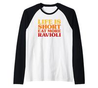 Ravioli I Love Ravioli Funny Ravioli Raglan Baseball Tee