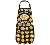 Ravioli Kitchen Apron Italian Food Pasta Gift Spaghetti Themed Aprons For Raviolis Lover Gift (RAVIOLI apron 3)