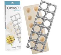 Ravioli Maker by Cucina Pro - Includes Tray and Press - Makes 12 Raviolis at a time