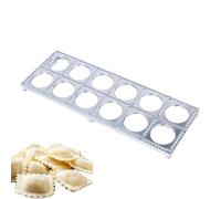 Ravioli Maker Dumpling Maker Mould, 37 Holes Pelmeni Maker, Pelmeniza Pelmeni Machine Dumpling Maker, Homemade Pasta Stamp for DIY Cooking, Family Celebrations, Parties and Picnics