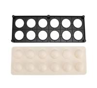 Ravioli Maker Press, Aluminum Alloy and ABS 12 - Hole Dumpling Tool for Homemade Square Agnolotti, Efficient Ravioli Making Press for Kitchen Use