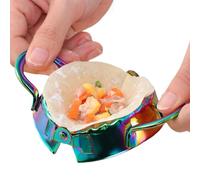 Ravioli Mold - Dumpling Mold Maker | Tortilla Wrap Sealer | Stainless Steel Tortilla Sealing Tool For Meal Planners Recipe Developers