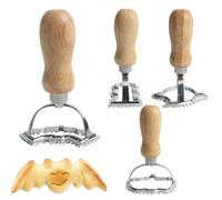 Ravioli Mold Halloween Wooden Handle Bat Ghost Baking Tools