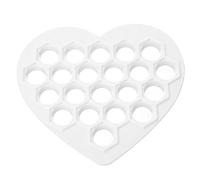 Ravioli Mould 37 Holes Ravioli Maker Food Grade Plastic Dumpling Mould Heart Shaped Efficient Russian Dumpling Making Tool Homemade