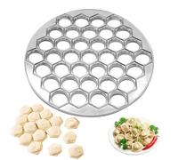 Ravioli, Ravioli Maker 9.84inch 37 Holes Aluminium Alloy Reusable Washable Dumpling Maker Home Kitchen Restaurant Dumpling Mould