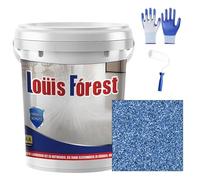 Ravionelle 2026 Upgrade Epoxy Colored Sand Floor Paint, Marble Effect Coating, Non-Slip & Wear-Resistant, Garage, Basement, Concrete & Wood Floors (lgiht blue,35oz/1kg)