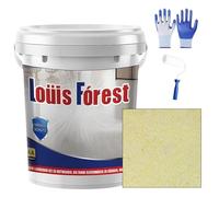 Ravionelle 2026 Upgrade Epoxy Colored Sand Floor Paint, Marble Effect Coating, Non-Slip & Wear-Resistant, Garage, Basement, Concrete & Wood Floors (beige,35oz/1kg)