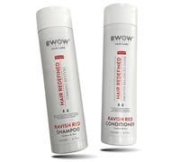 Ravish Red Shampoo & Conditioner Set Vegan Colour Enhancing Haircare for all Red Hair Cherry Scented Moisturising & Repairing Formula for Vibrant Rich Tones to Revive Colour 2x 250ml