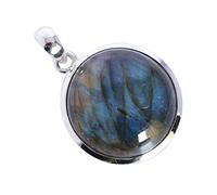 Ravishing Impressions Labradorite Gemstone 925 Solid Sterling Silver Pendant Gorgeous Designer Jewellery for Jewelry for Summer Events