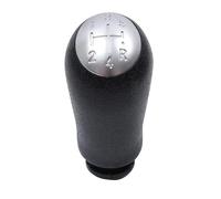 RAVTAKL Car Gear Shift Knob Compatible with Grand for Modus for Wingo 3 5 Speed Gear Shift Knob Lever Head Automobile Accessories(Silver no Font)