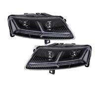 RAVTAKL Compatible With For A6 2004 2005-2010 2011 A6L C6 S6 Car Head Light DRL Dynamic Signal Lamp LHD RHD Front Lamp Headlamps Headlight Assembly Headlight Assembly