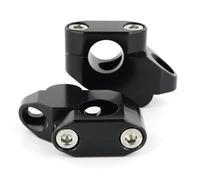 RAVTAKL Handlebar Risers Compatible With For Street For Triple 675 2007 2008 2009 22mm 7/8" Motorcycle Heightening Kit Handle Bar Riser Adapter Clamp(Black)