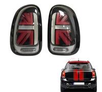 RAVTAKL taillamp Compatible With Mini For Cooper For R60 For Countryman 2010 2011 2012-2016 Union Jack Tail Lights Assembly With Sequential Turn Signal Lens