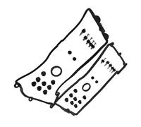 RAVTAKL Valve Rocker Cover Gasket Compatible With BMW For 550i E60 2006 2007 2008 2009 2010 OEM:11127513194 Car Engine Valve Cover Gasket Kit Seals Gasket Replacement Auto Parts