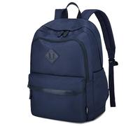RAVUO Backpack for School, Large Mens Rucksack Water Resistant 15.6 inch Laptop Back Pack for College Unisex Schoolbag Daypack with Compartments for College Work Travel,Blue
