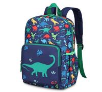 RAVUO Kids Backpack Boys,Lightweight Children’s School Rucksack for Ages 4-8 Years Cute Primary School Bag Fits A4 Folder with Chest Strap Dinosaur