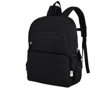 RAVUO Kids Backpack For Boys, Cute Preschool Bag Lightweight Toddler Schoolbag Children's Bookbag for School Elementary with Chest Strap,Black