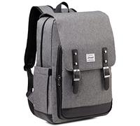RAVUO Laptop Backpack, Water Resistant 15.6 Inch School Backpack for Women Men College Bag Travel School Rucksack for Travel/Work/College Grey