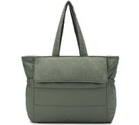 RAVUO Puffer Tote Bag,Lightweight Quilted Women Laptop Puffy Bag Large Hobo Handbags with Zipper for Travel Work College,Green