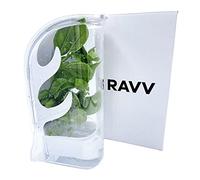 RAVV Herb Keeper | BPA-Free Fresh Herb Storage Container for Fridge | Preserver with Air Vent | Keeps Herbs Fresh 3X Longer | Ideal for Basil, Cilantro, Mint, Asparagus, and More