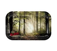 RAW 18595 Small Forest Metal Rolling Tray 27.5 x 17.5 cm, Sheet Metal