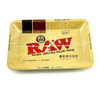RAW 1970's Style ''Mini'' Metal Rolling Tray - Perfect Way To Roll Your Own Papers sold by Trendz