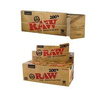 Raw 200's - Classic Raw Kingsize Rolling Papers - 200 Creaseless Papers per Pack (1 Pack - 200 Papers)