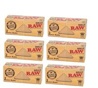 Raw 3 Meter Rolls - King Size Raw Unrefined Rolling Papers (6 Pack)