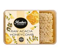 Raw Acacia Honeycomb 210g - Fresh Edible Comb from the Hive - Award Winner