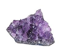 Raw Amethyst Cluster | Raw Amethyst Stones for Meditation,Stylish Raw Amethyst Stones, Natural Amathesis Crystal Clusters, Meditation Crystals and Stones for Meditation, Desk, Workplace