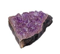 Raw Amethyst Crystals - Gemstones Amethyst Cluster Tabletop Decor,Natural Crystals Raw Stone Collectible Figurines, Crystal Decor for Meditation & Energy Balance