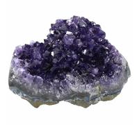 Raw Amethyst Stones and Crystals Rock, Natural Amathesis Crystal Clusters, Geodes with Crystals, Cuarzo Amatista Original, Real Amethyst Crystals Geode, Gemstones, Healing Crystals(2.2Lb)