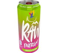 Raw Apple & Guava 500ml Energy Drink, 20% Real Fruit Juice, High caffeine (Pack of 36) "Ignite Your Passion with Every Sip" For All Occasions